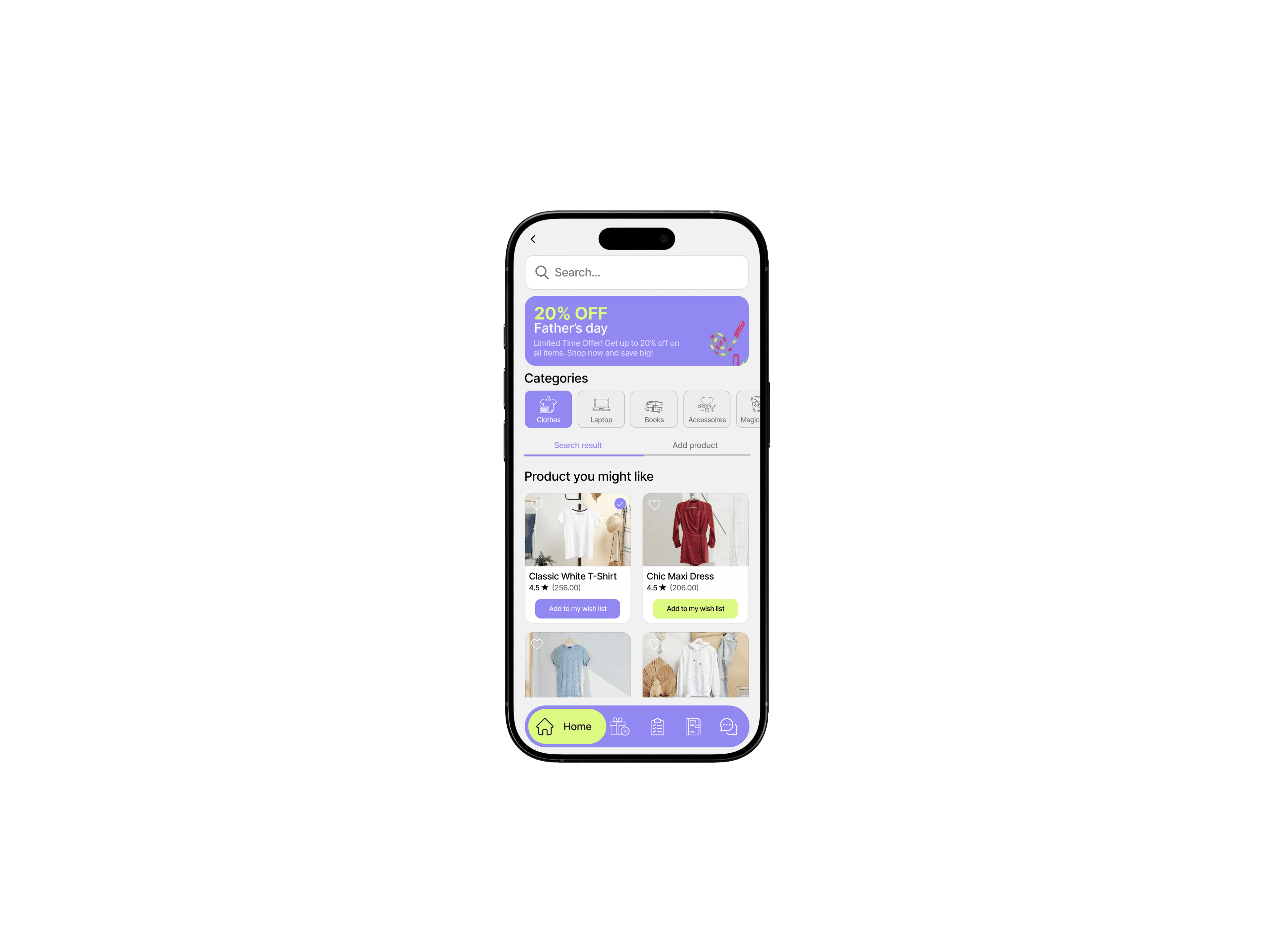 Mobile UI